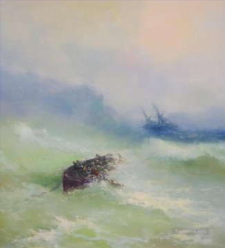 paisaje marino abstracto 064 Pinturas al óleo